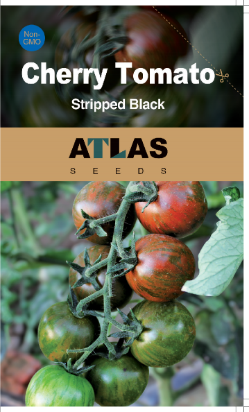 Cherry Tomato -Stripped Black Vegetable Seeds