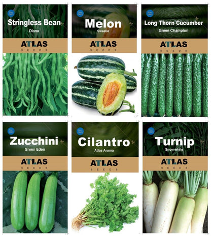 29 Varieties Atlas Vegetable Seeds Survival Garden Kit - Over 50,000 Seeds